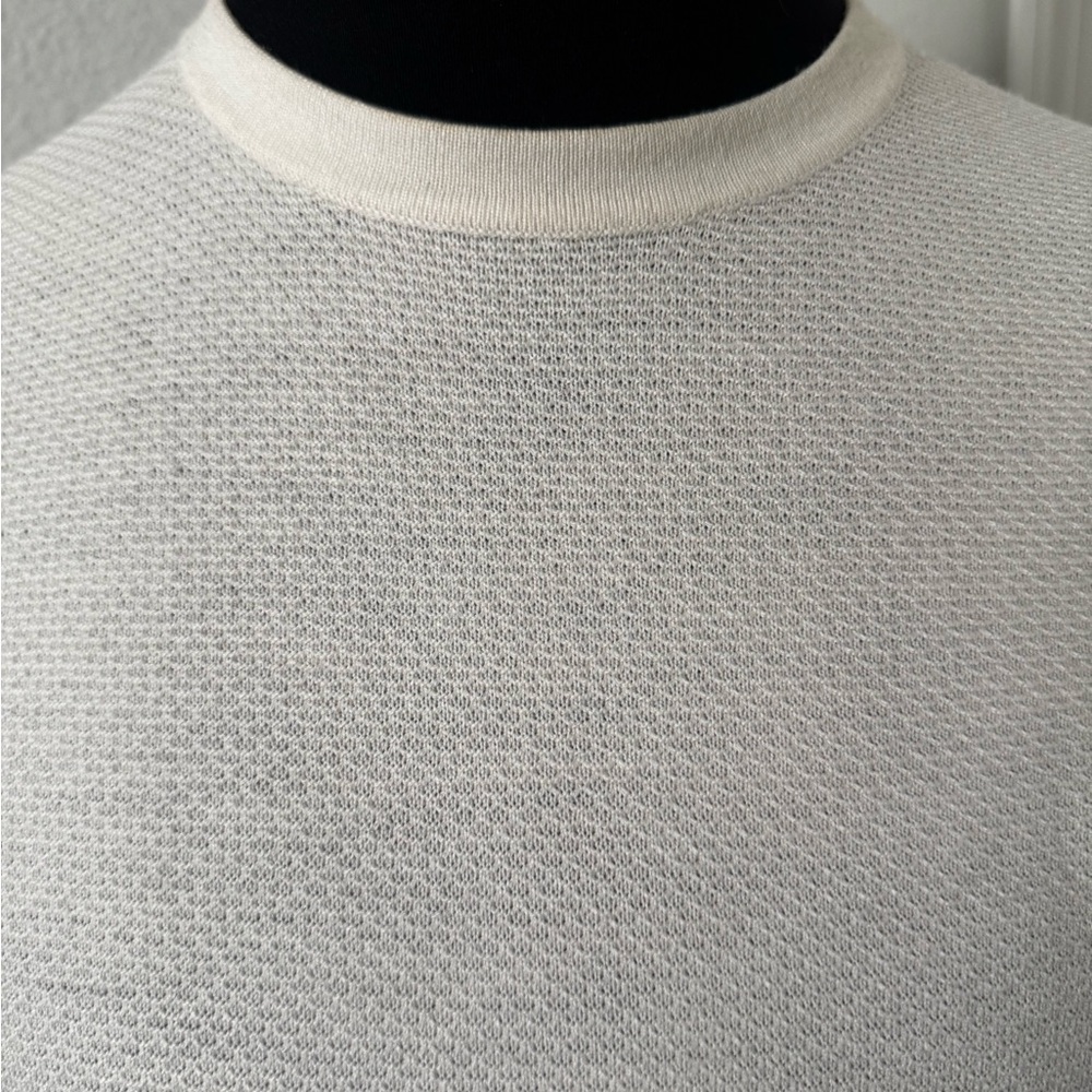 Murano Men's Short Sleeve Crewneck Tee in Off-White